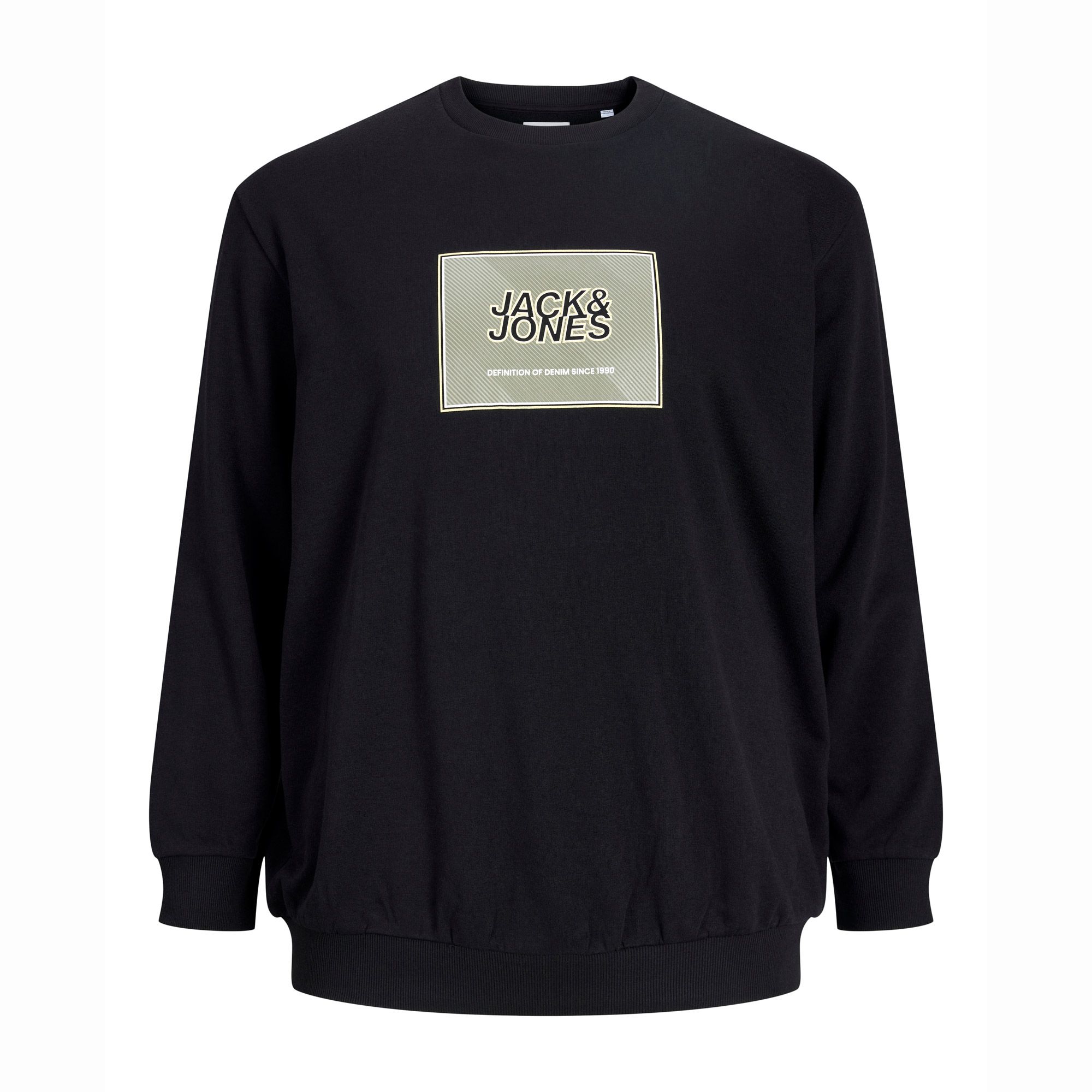 Jack & Jones Rain Crew Neck Sweater Heren (plussize) | PlutoSport